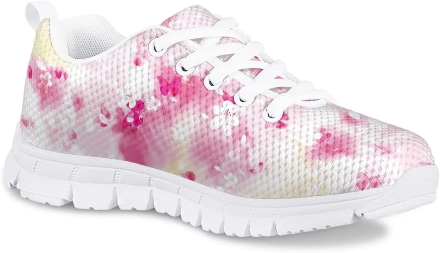 Dolyues Kids Shoes Lightweight Breathable Girls Tennis Sneakers for Running Athletic Walking Gym Sports