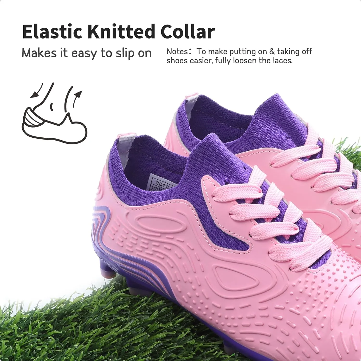 Dream Pairs Boys Girls Soccer Cleats Kids Football Shoes for Little/Big Kid