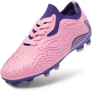 Dream Pairs Boys Girls Soccer Cleats Kids Football Shoes for Little/Big Kid