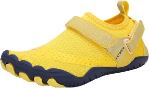 EnJoCho Chldren Mesh Sneakers Shoes Outdoor Girl Runing Mountaineering Boy Breathable Child Girl's Shoes Summer (Yellow, 24)