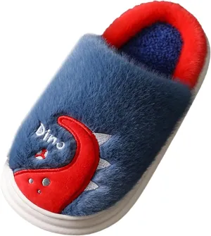 Fluff Slippers for Girls Fashion Autumn And Winter Boys And Girls Slippers Flat Bottom Thick Girls Flip Flops Size 5