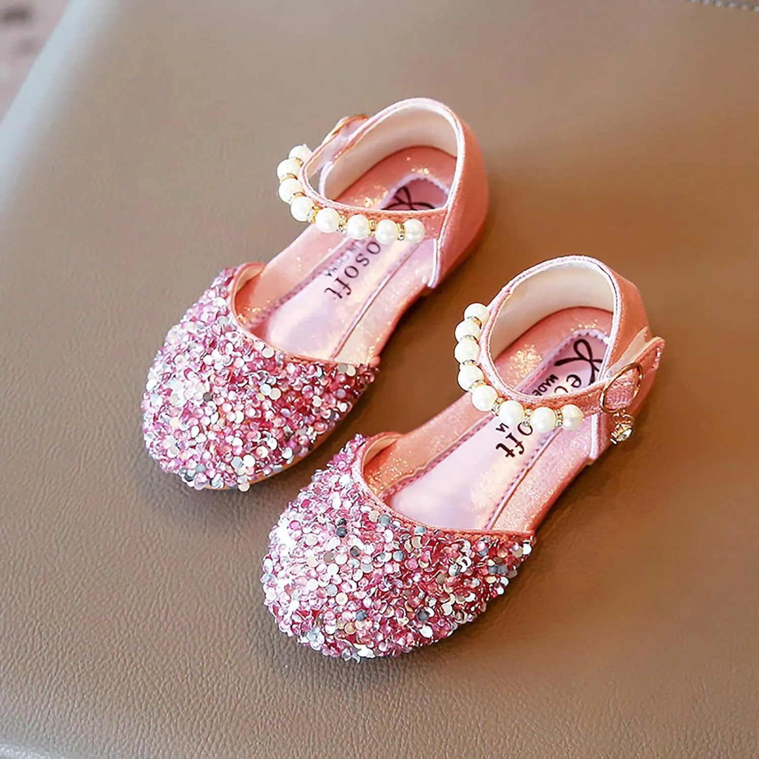 Girls 12 Bowknot Kids Shoes Single Baby Girls Bling Princess Sandals Crystal Pearl Infant Baby Boys Size 6 Shoes Toddler