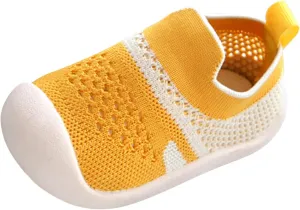 Girls Boys Leisure Shoes Mesh Soft Bottom Breathable Slip On Sport Shoes Socks Shoes Toddler Size 8 Boys Shoes