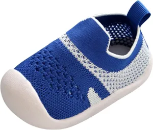 Girls Boys Leisure Shoes Mesh Soft Bottom Breathable Slip On Sport Shoes Socks Shoes Toddler Size 8 Boys Shoes