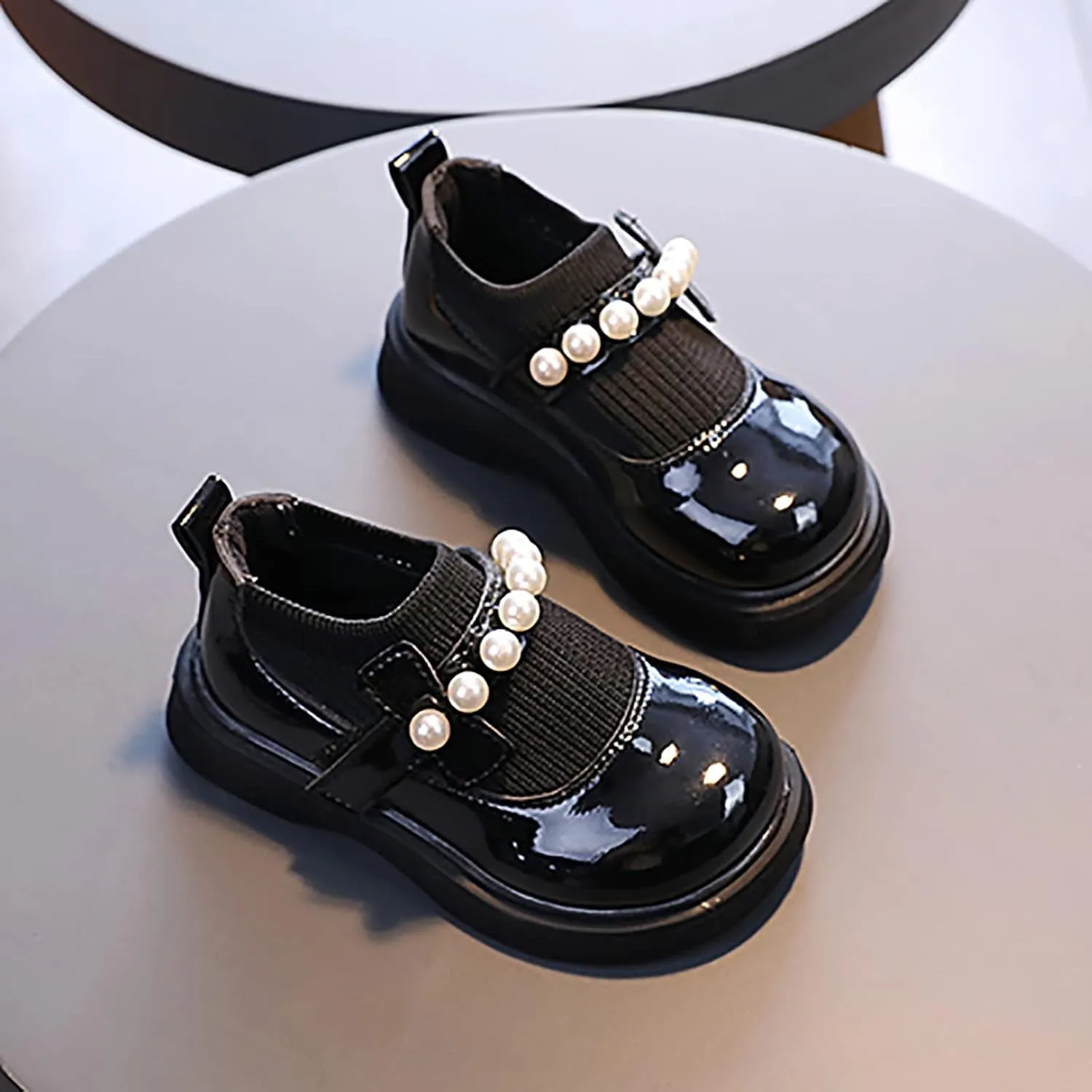 Girls Fuzzy Boots Girls Toddler Little Kid Big Kid Dress Flat Ballerina Shoe Leather Shoes Fashion Boots