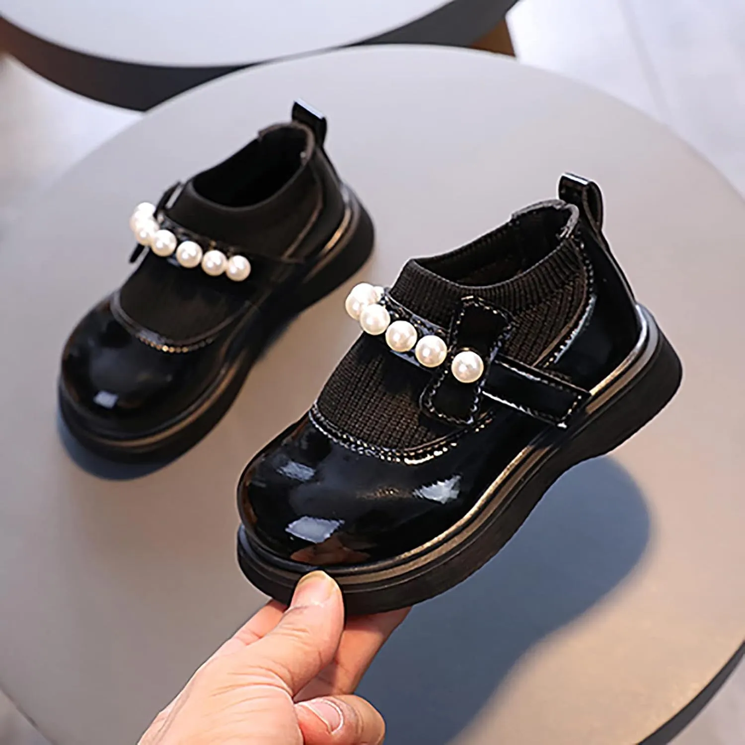 Girls Fuzzy Boots Girls Toddler Little Kid Big Kid Dress Flat Ballerina Shoe Leather Shoes Fashion Boots