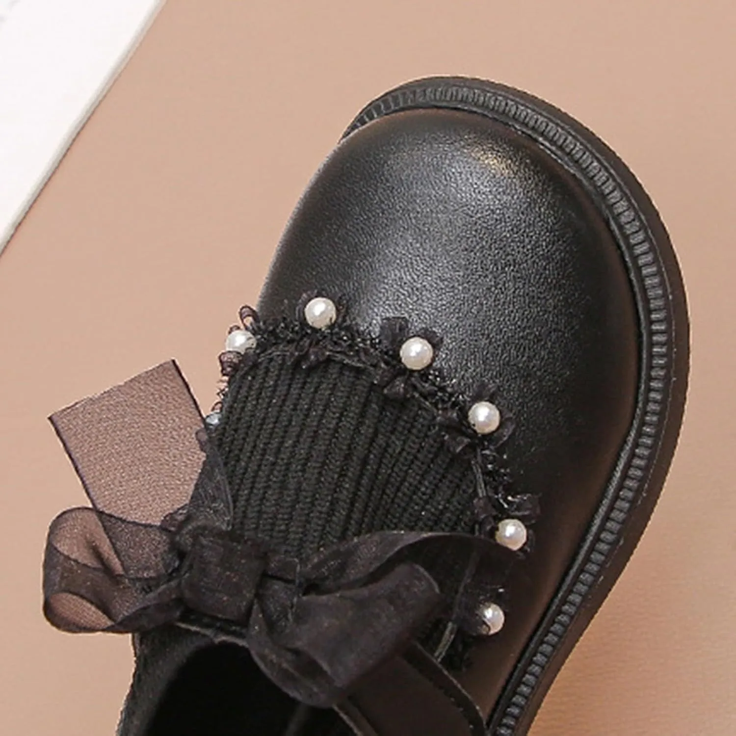Girls Kids Leather Sneakers Toddler Girl High Toe School Sequins Shoes Childrens Soft Sole Ankle Loafers aterproof