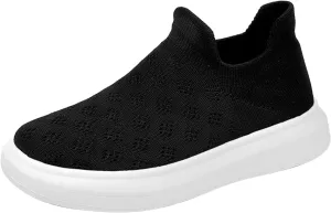 Girls Shoes Size 3 Youth Boys Mesh Lightweight Breathable Fashion Casual Shoes Slip On Kids Shoes for Tennis