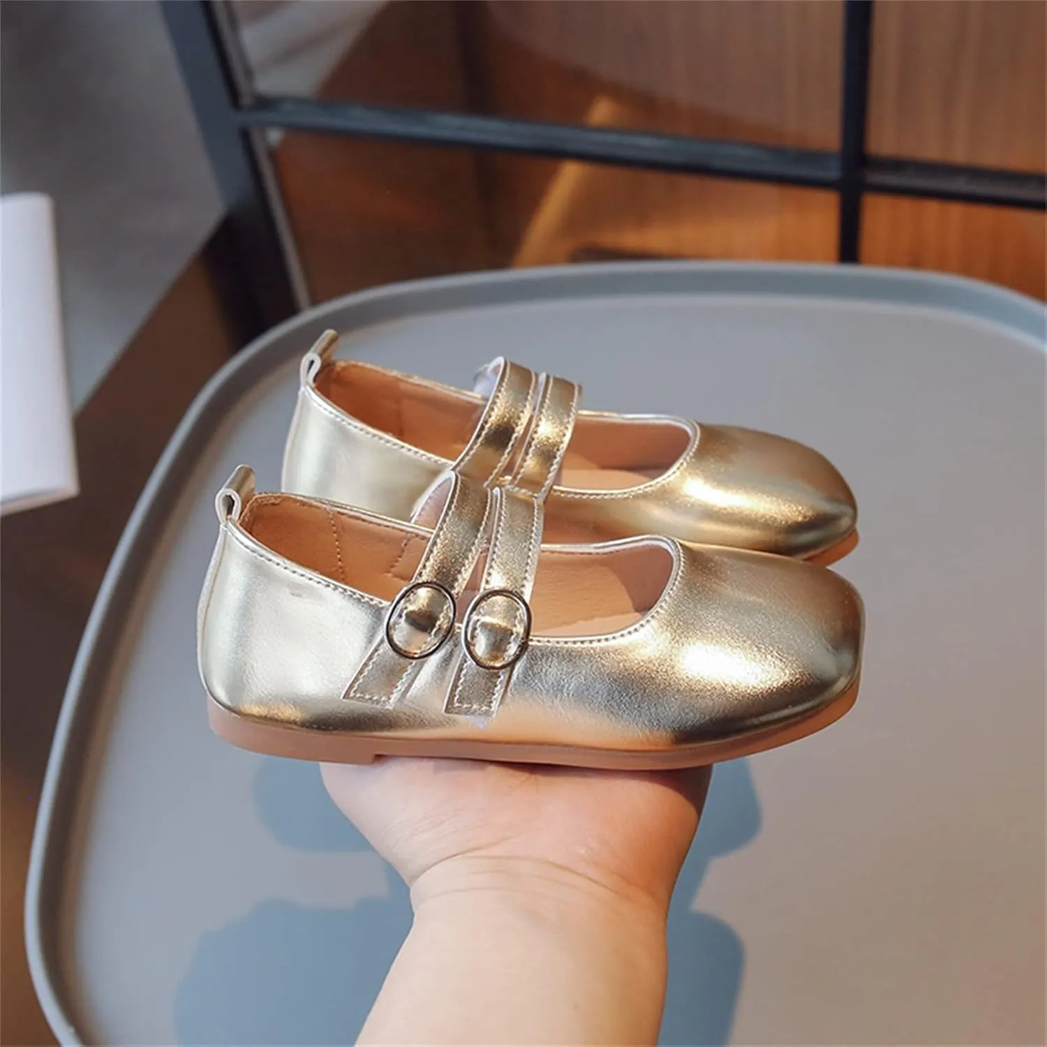 Girls Size 4 Sandals Little Girls Dress Shoes Ballet for Girls Wedding Party School Church Dress Shoes Sandals Toddler