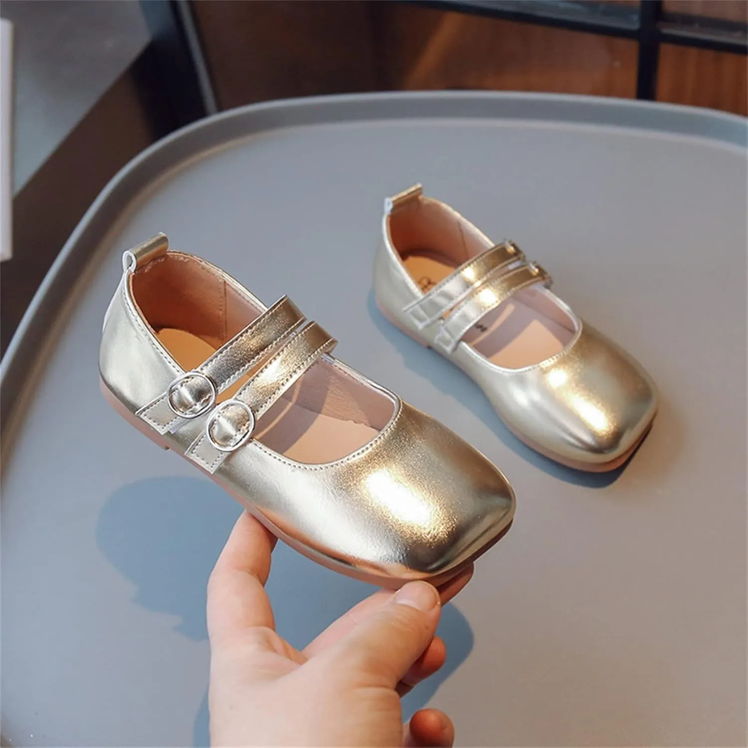 Girls Size 4 Sandals Little Girls Dress Shoes Ballet for Girls Wedding Party School Church Dress Shoes Sandals Toddler