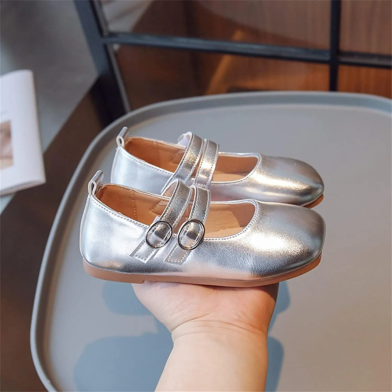 Girls Size 4 Sandals Little Girls Dress Shoes Ballet for Girls Wedding Party School Church Dress Shoes Sandals Toddler