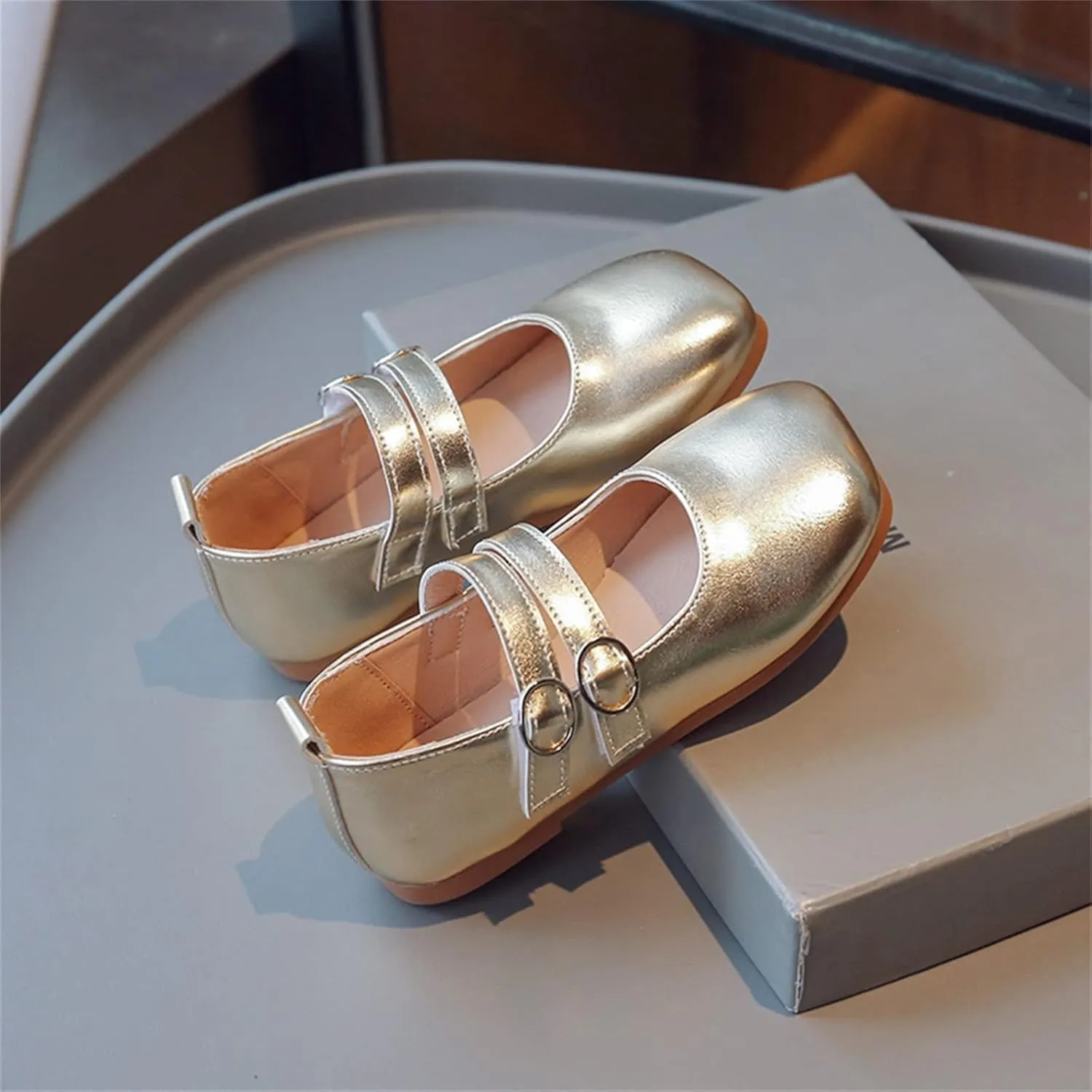Girls Size 4 Sandals Little Girls Dress Shoes Ballet for Girls Wedding Party School Church Dress Shoes Sandals Toddler