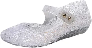 Girls Slip on Sneaker Princess Sandals Kids Infant Wedge Party Girls Jelly Cosplay Dance Toddler Shoes Baby Shoes Shoes Toddler Size 4