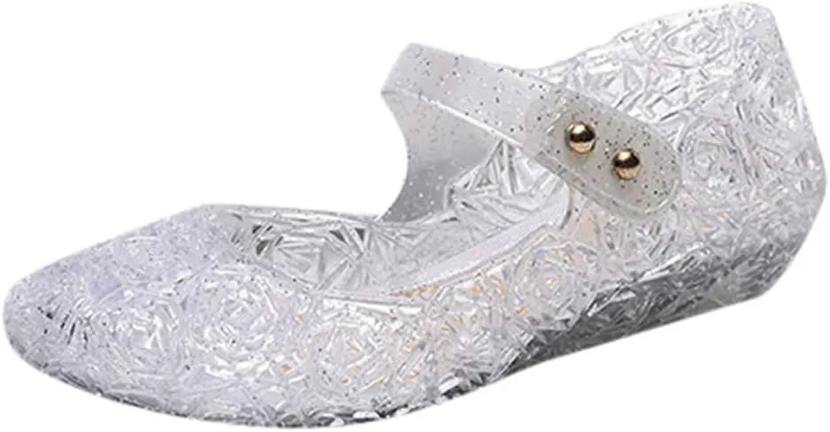Girls Slip on Sneaker Princess Sandals Kids Infant Wedge Party Girls Jelly Cosplay Dance Toddler Shoes Baby Shoes Shoes Toddler Size 4