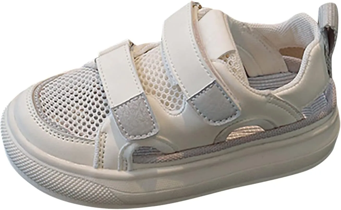 Girls Volleyball Shoes Boys Girls Canvas Shoes Hollow Adjustable Hook and Loop Classic Low Top Kids Sneakers Toddler