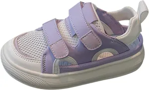 Girls Volleyball Shoes Boys Girls Canvas Shoes Hollow Adjustable Hook and Loop Classic Low Top Kids Sneakers Toddler