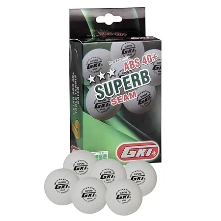 GKI 3 Star Superb Seam ABS 40  Table Tennis Ball