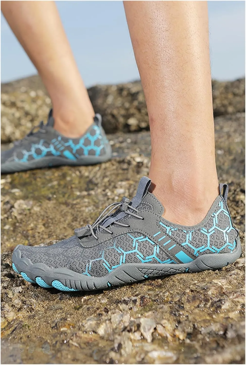 Grounded Footwear Barefoot Shoes for Neuropathy Women&Men Hiking Footwear Barefoot Womens Shoes Non-Slip Outdoor Unisex Water Pro Barefoot Shoes Wide Toe Box Sneakers Athletic Quick-Dry Lightweight