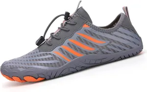 Grounded Footwear for Women Men Non-Slip Breathable Trail Athletic Footwear,Wide Toe Box Quick-Dry Swim Shoes,Lightweight Comfortable Water-Resistant Hiking Barefoot with Adjustable Shoelaces