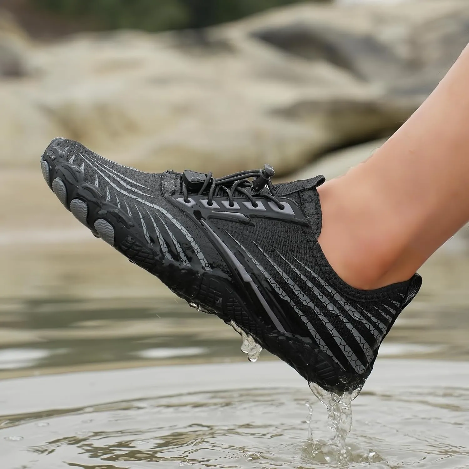 Hike Barefoot Shoes for Men Women Breathable Athletic Zero Drop Trail Walking Shoes with Wide Toe Box ealthy & Non-Slip Barefoot Shoe Running Sneakers Unisex