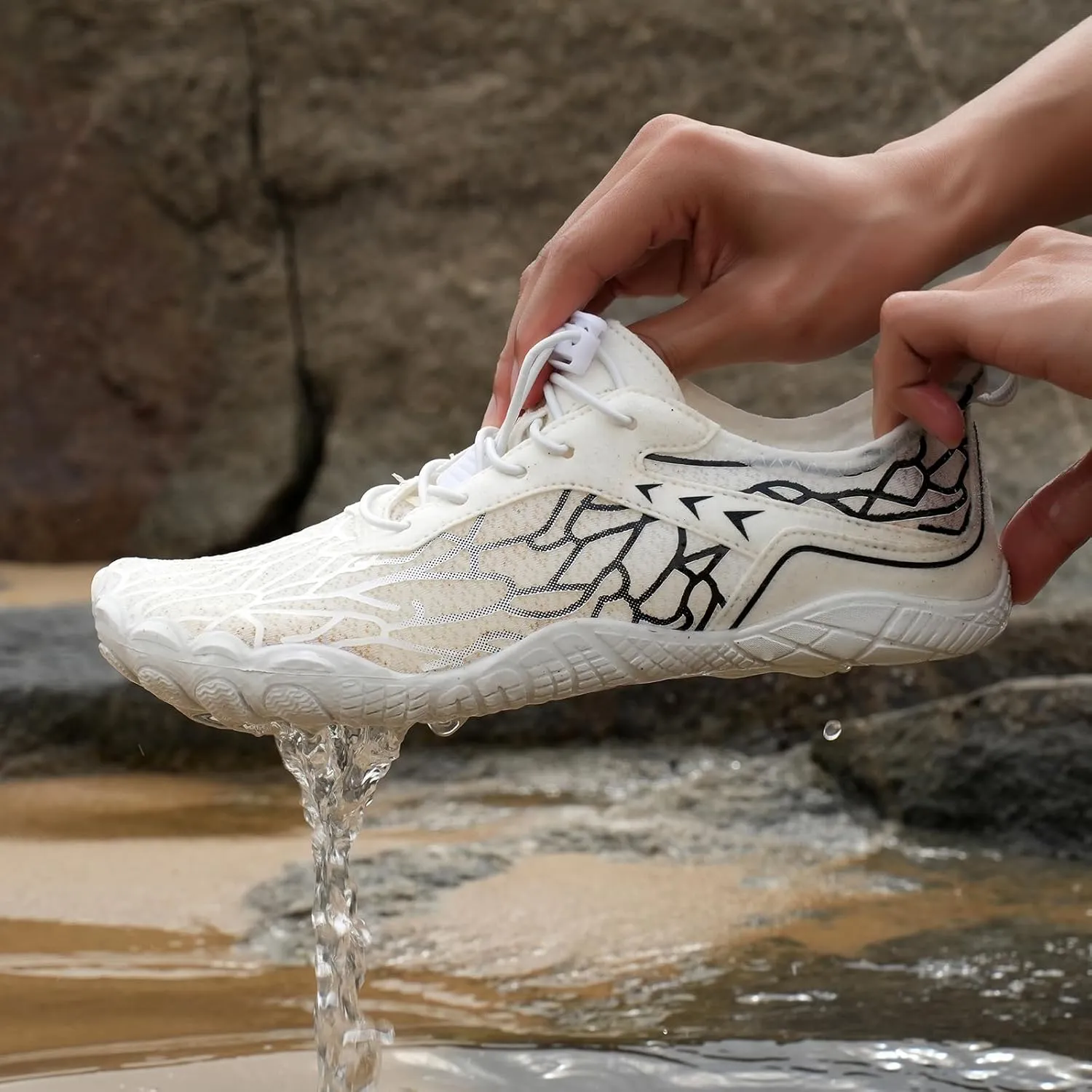 Hike Shoes Footwear Barefoot Womens Mens,Pro Barefoot Shoes with Wide Toe Box,Quick Dry Slip-On, Healthy&Non-Slip Breathable Athletic Footwear Walking, Running, Park Yoga Shoe Beach Swim Sneakers