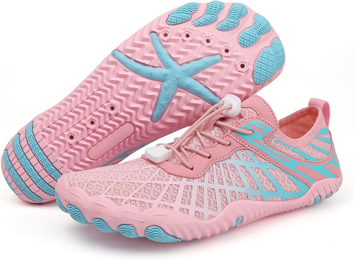 Hiking Barefoot Shoes for Women Men,Pro-Healthy&Non-Slip Water Shoes Footwear, Wide Toe Waterproof Trail Running Footwear,Beach Pool Aqua Swimming Sur Fitness Barefoot Wear Unisex