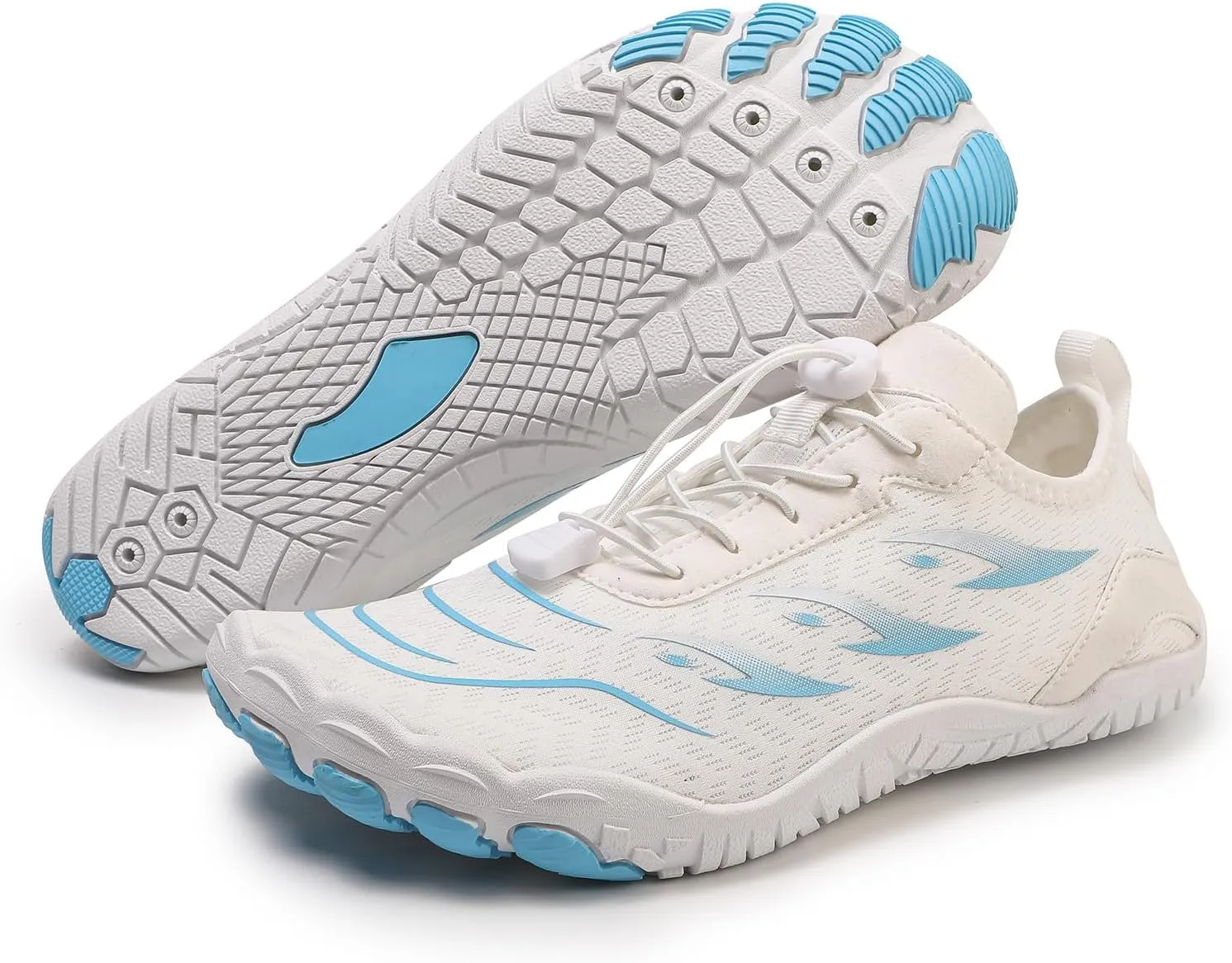 Hiking Footwear for Women Men Healthy & Non-Slip Fashion Trail Running Shoes,Lightweight Wide Toe Box & Quick Dry Hiking Footwear,Outdoor Zero Drop Water Shoes with Adjustable Strap