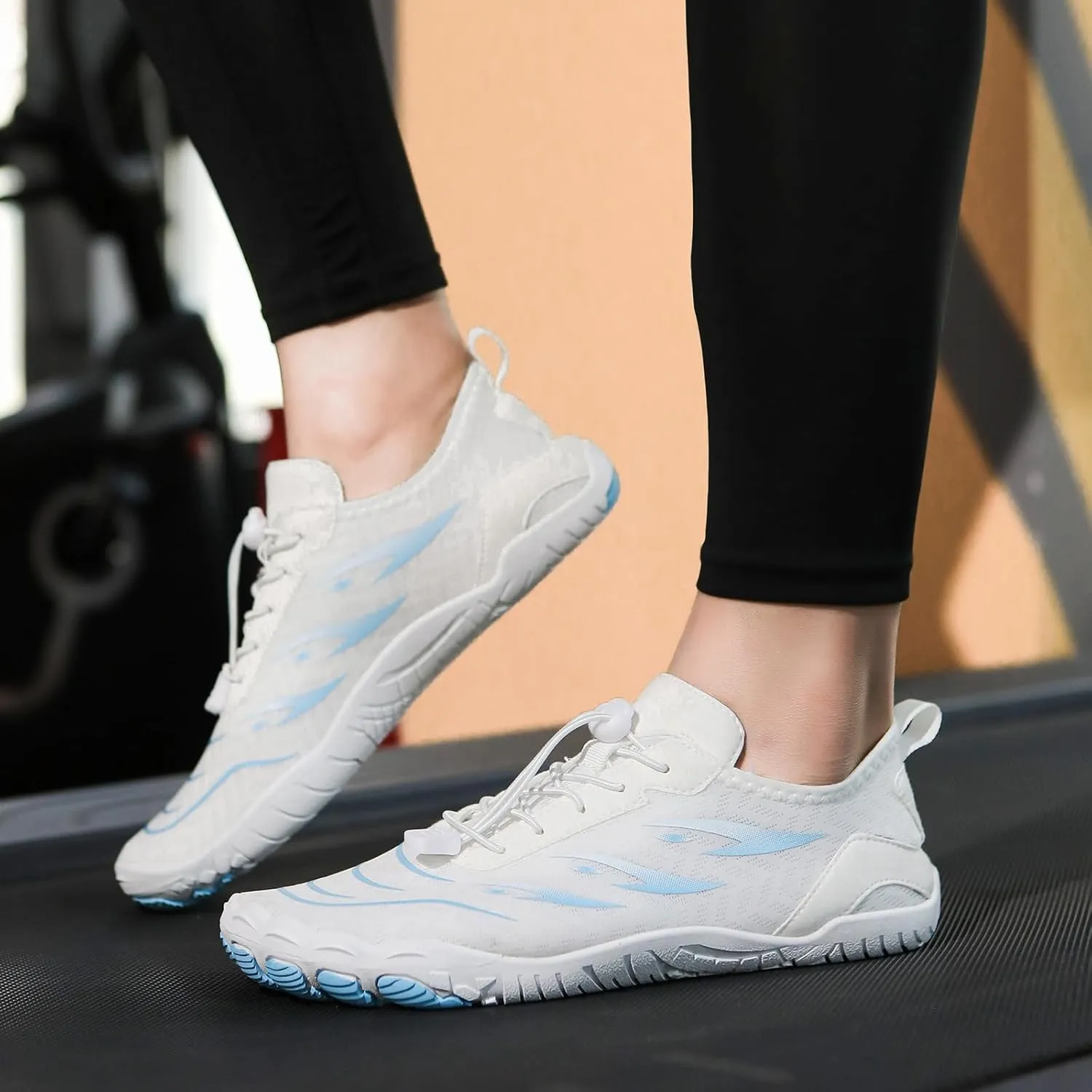 Hiking Footwear for Women Men Healthy & Non-Slip Fashion Trail Running Shoes,Lightweight Wide Toe Box & Quick Dry Hiking Footwear,Outdoor Zero Drop Water Shoes with Adjustable Strap