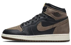 Jordan Air Jordan 1 Vintage Women's Basketball Shoes Black Brown