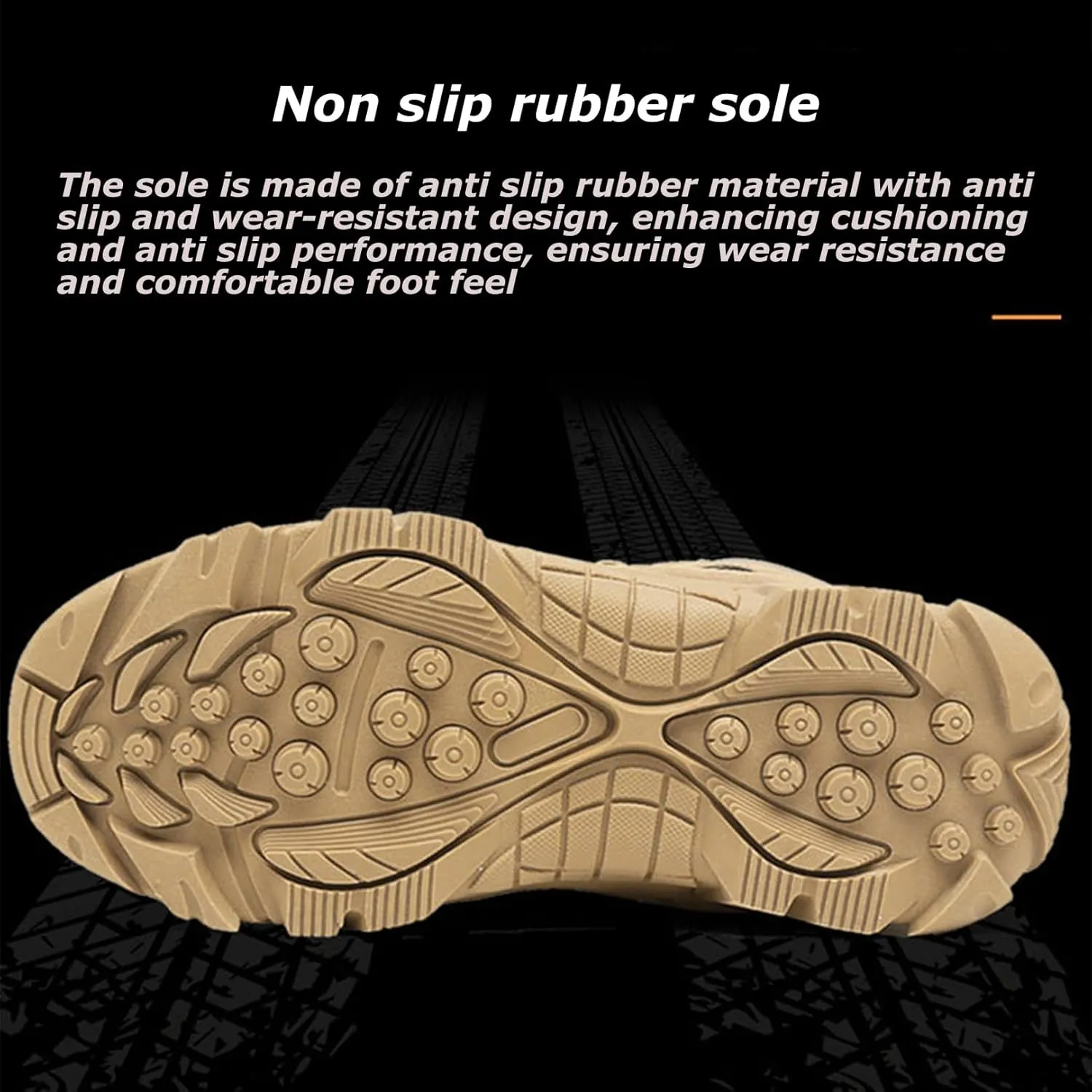 Kervaky Men's Snow, Mountaineering, Hiking, Military Tactical, Work & Outdoor Warm Boots