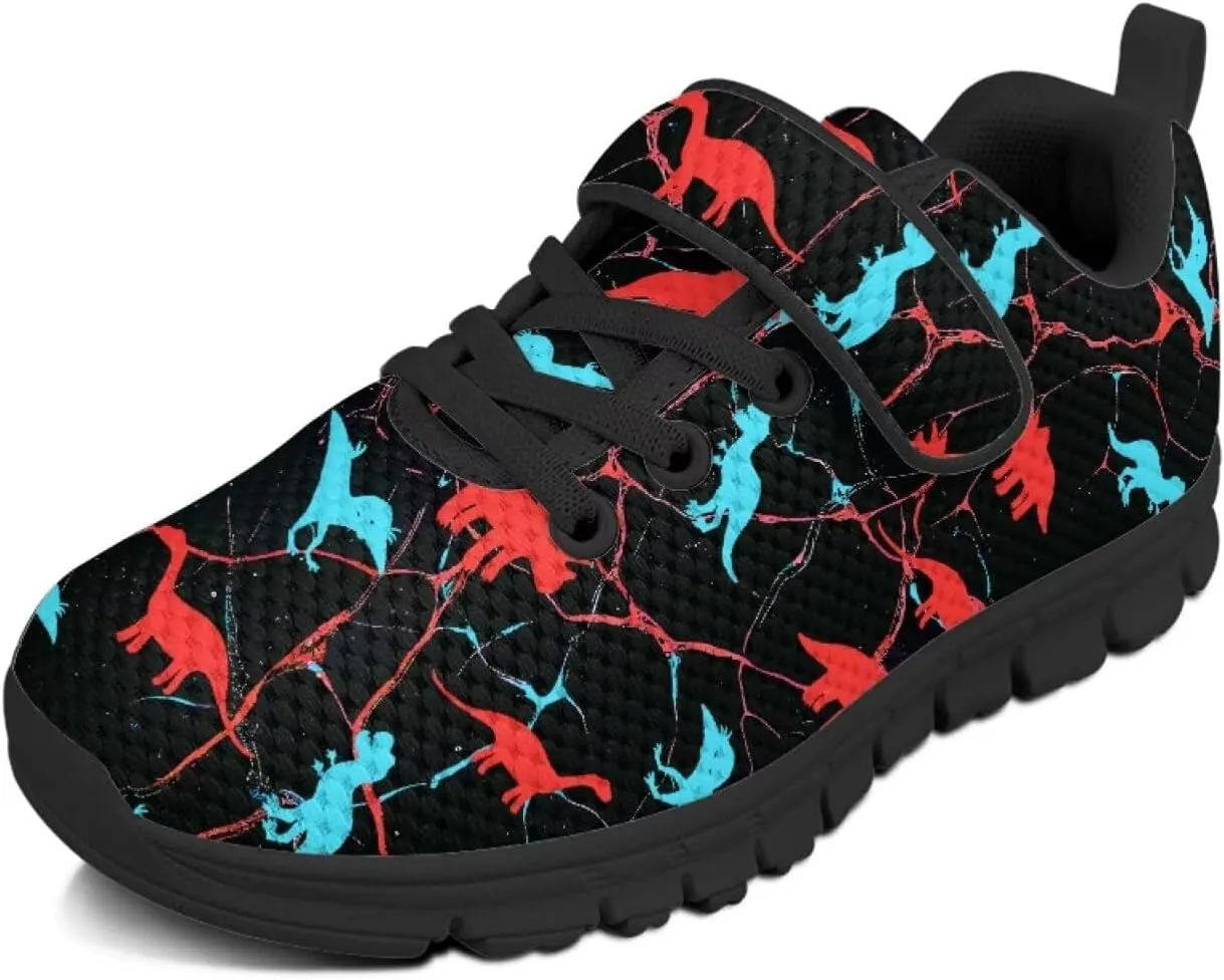 Kids Shoes for Boys Breathable Lightweight Single Buckle Sneakers Low Top Mesh Athletic Casual Shoes