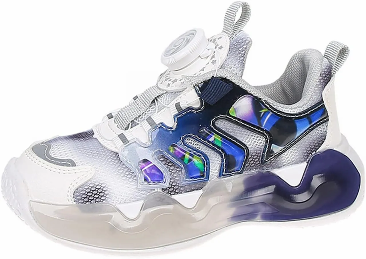 Kids Sneakers for Boys Girls Running Tennis Shoes Basketball Mesh Breathable Athletic Elementary School Shoes