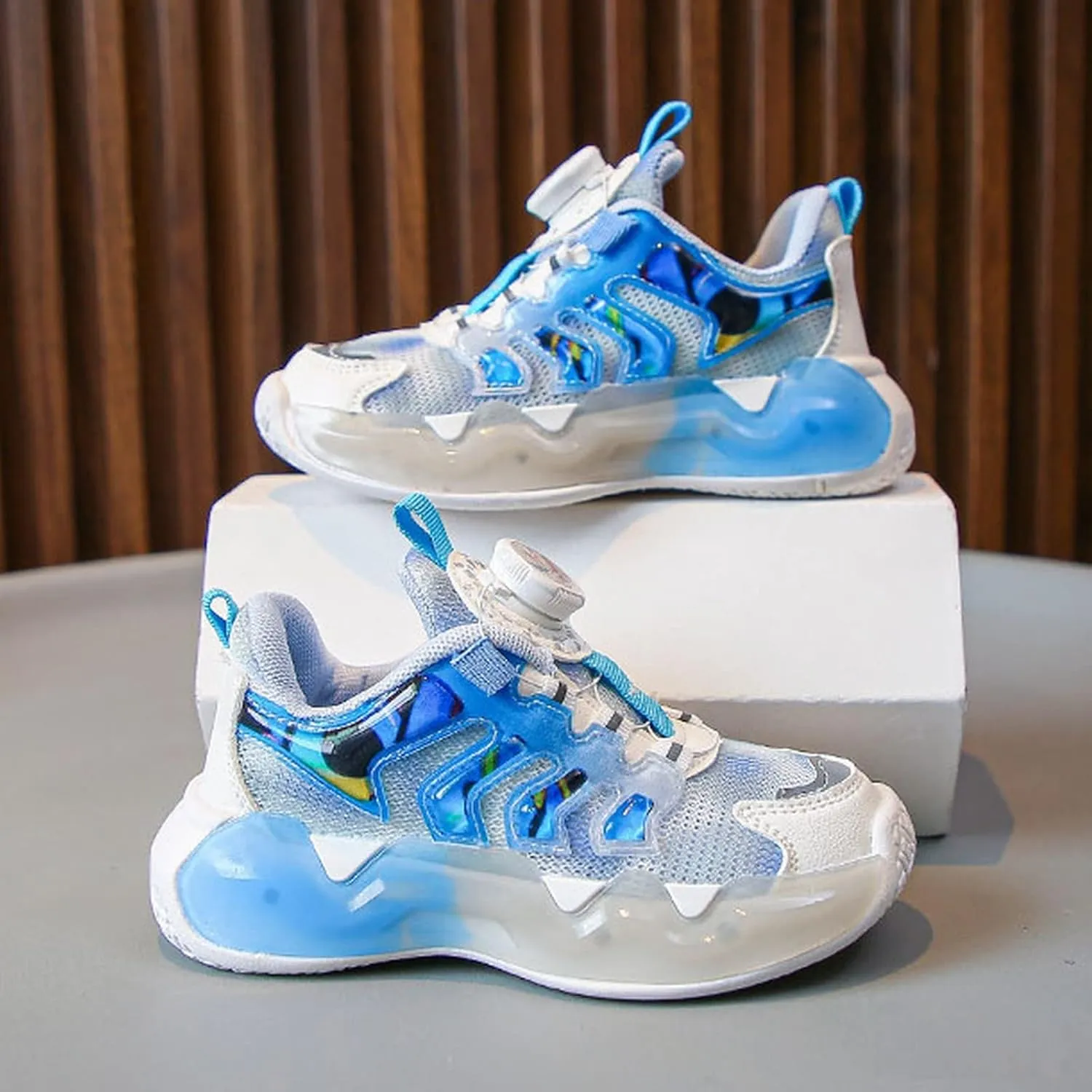 Kids Sneakers for Boys Girls Running Tennis Shoes Basketball Mesh Breathable Athletic Elementary School Shoes