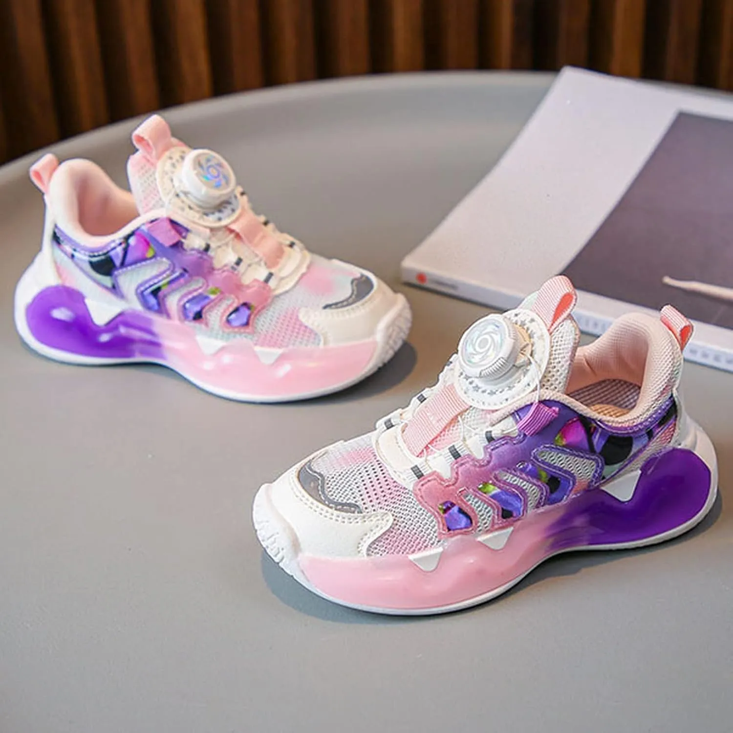 Kids Sneakers for Boys Girls Running Tennis Shoes Basketball Mesh Breathable Athletic Elementary School Shoes
