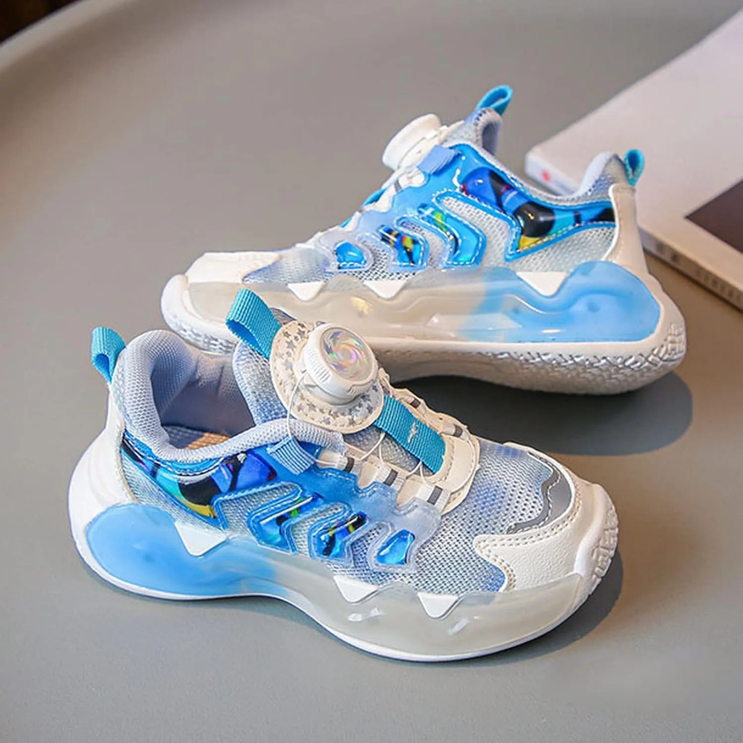 Kids Sneakers for Boys Girls Running Tennis Shoes Basketball Mesh Breathable Athletic Elementary School Shoes