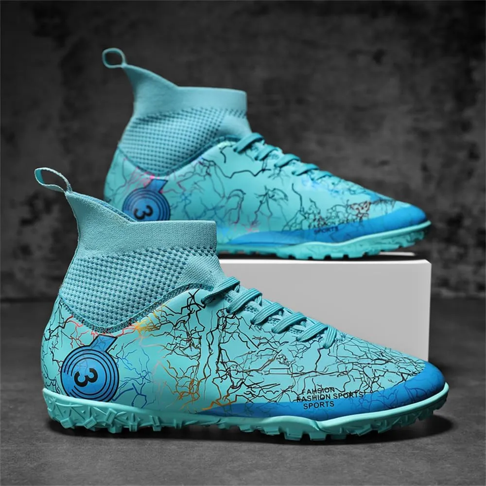 Kids Soccer Shoes Boys Girls Football Trainning Shoes Youth Firm Ground Athletic Turf Shoes Outdoor Professional Soccer Shoes Sneakers