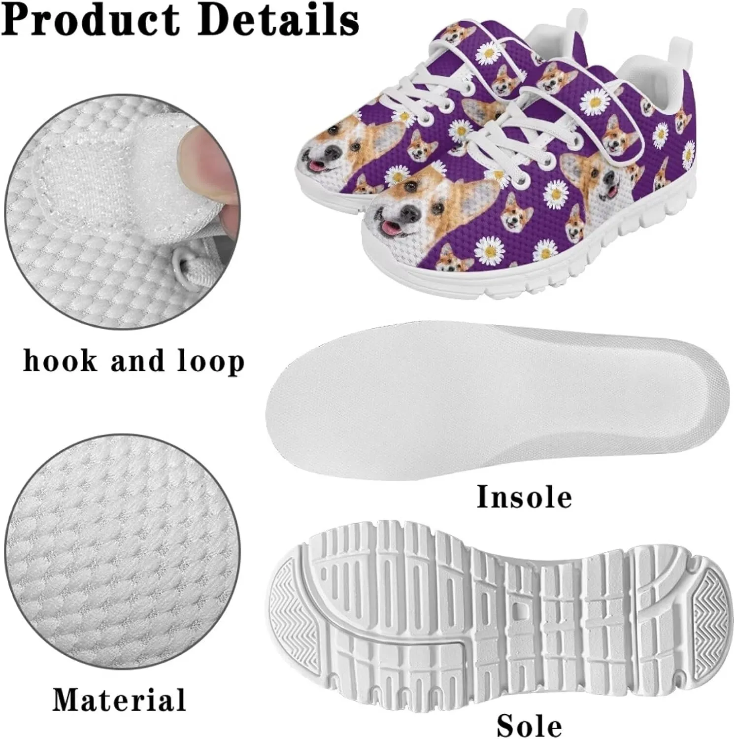 Kids Tennis Running Shoes Cute Gym Volleyball Shoes for Teen Girls