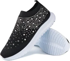Lausiuoe Running Shoes For Women Arch Support Lightweight Tennis Shoes Non Slip Gym Workout Breathable Walking Sneakers