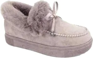 Lausiuoe Winter Boots For Women 2022 With Fur Fluffy Fuzzy Ankle Booties Soft Outdoor Shoes Fashion Casual Walking Shoes