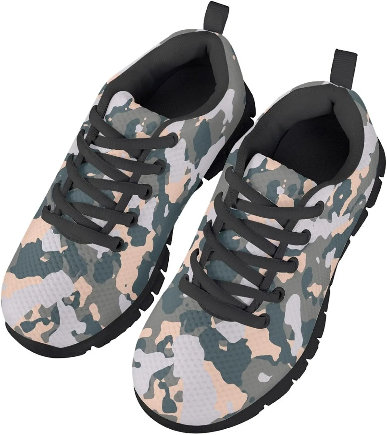 MARSVOVO Print Sneakers for Kids Lightweight Breathable Non Slip Athletic Kids Running Shoes Fashion Most Comfortable School Travel Playing School Walking Shoes for Boys Girls