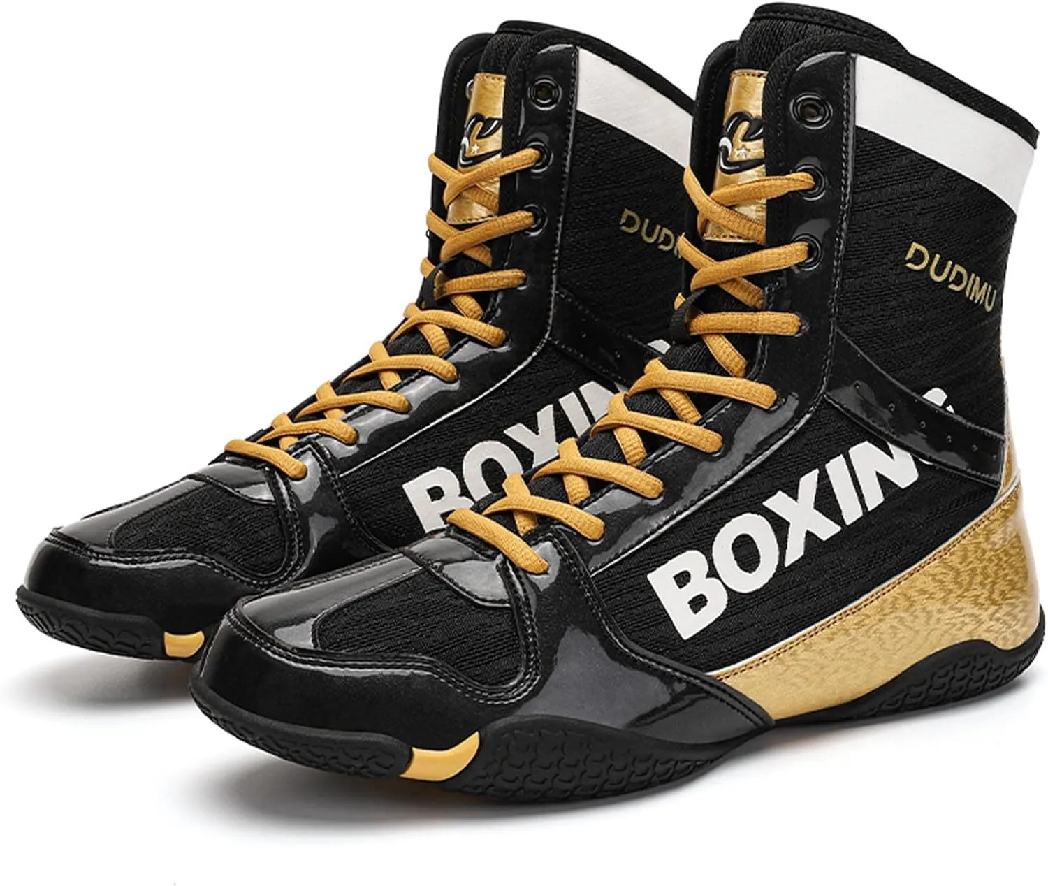 Men Boxing Shoes, Squat Shoes Wrestling Shoes Non-Slip Boxers Trainer Breathable Boxing Boots Wrestling Shoes for Men