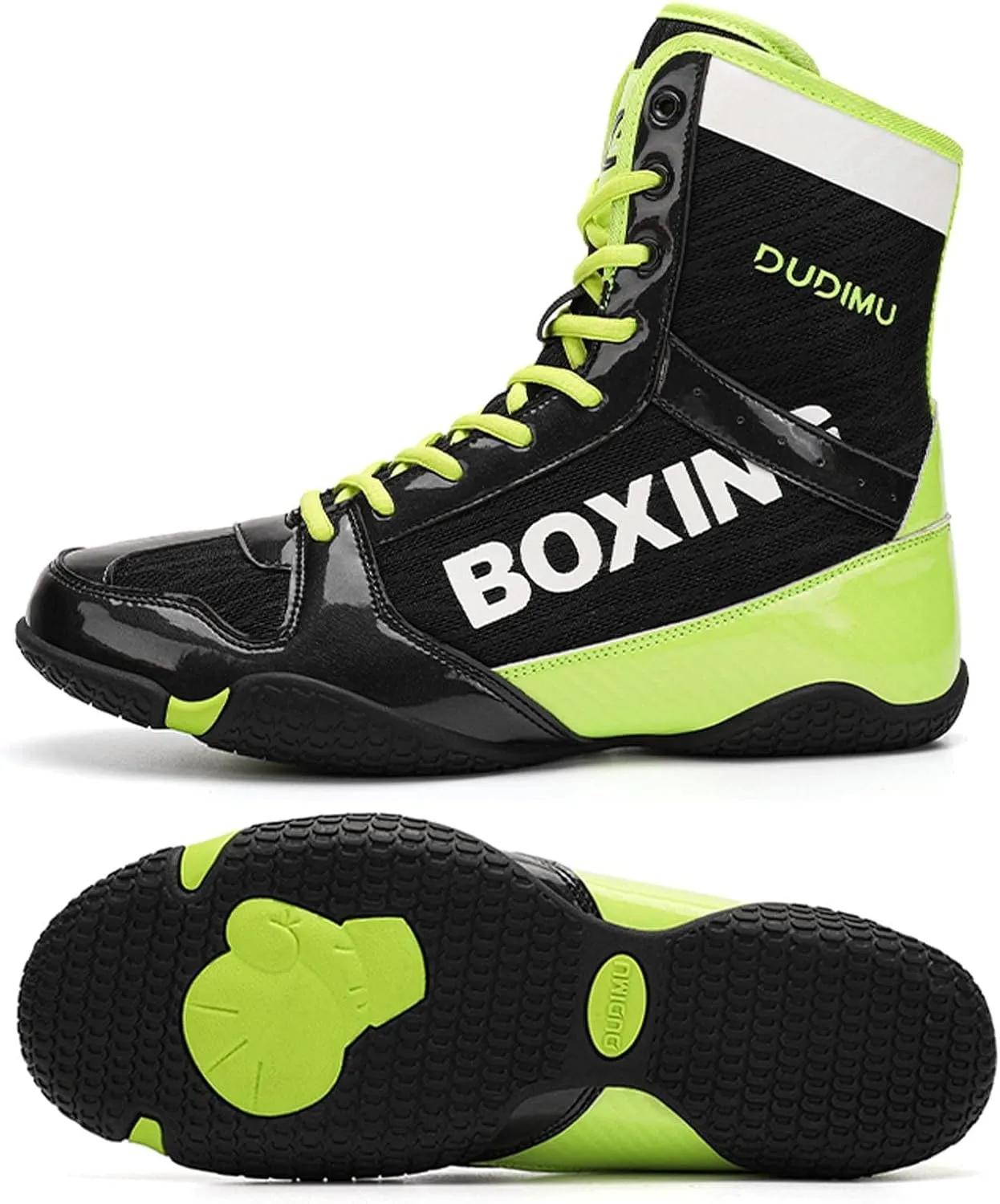 Men Boxing Shoes, Squat Shoes Wrestling Shoes Non-Slip Boxers Trainer Breathable Boxing Boots Wrestling Shoes for Men
