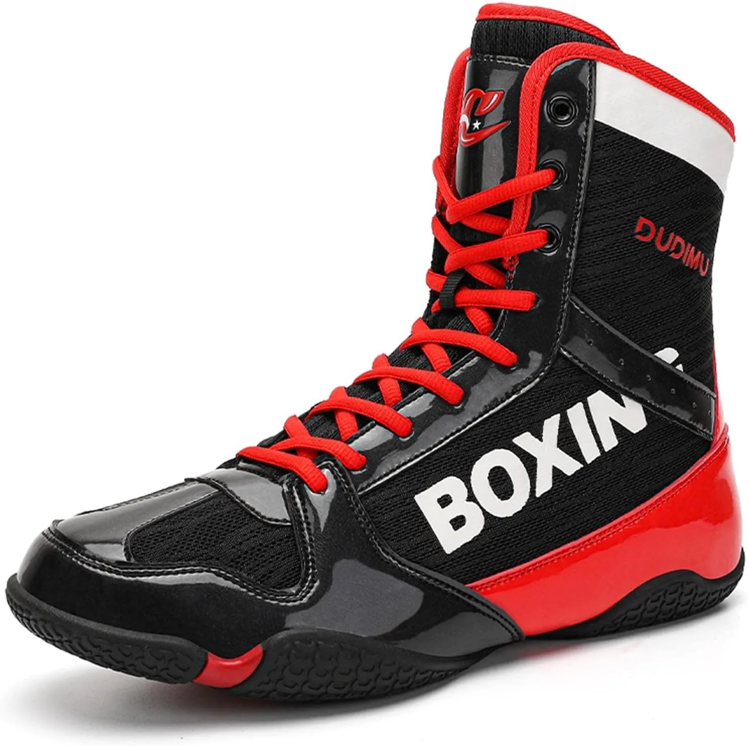 Men Boxing Shoes, Squat Shoes Wrestling Shoes Non-Slip Boxers Trainer Breathable Boxing Boots Wrestling Shoes for Men