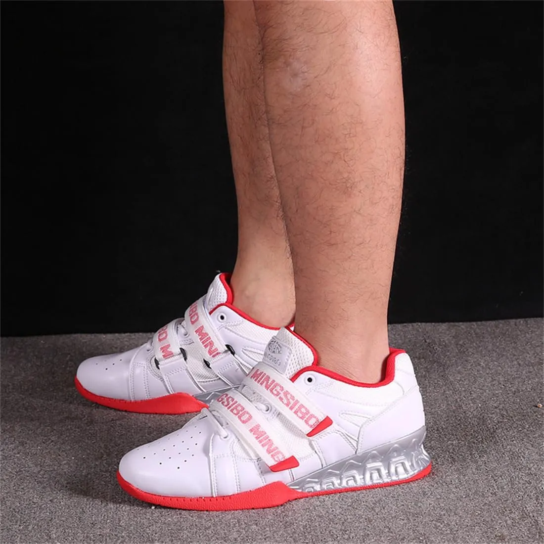 Mens Bodybuilding Trainers Weightlifting Fitness Sport Shoes Fashion Breathable Athletic Sneakers Casual Gym Squat Shoes for Male