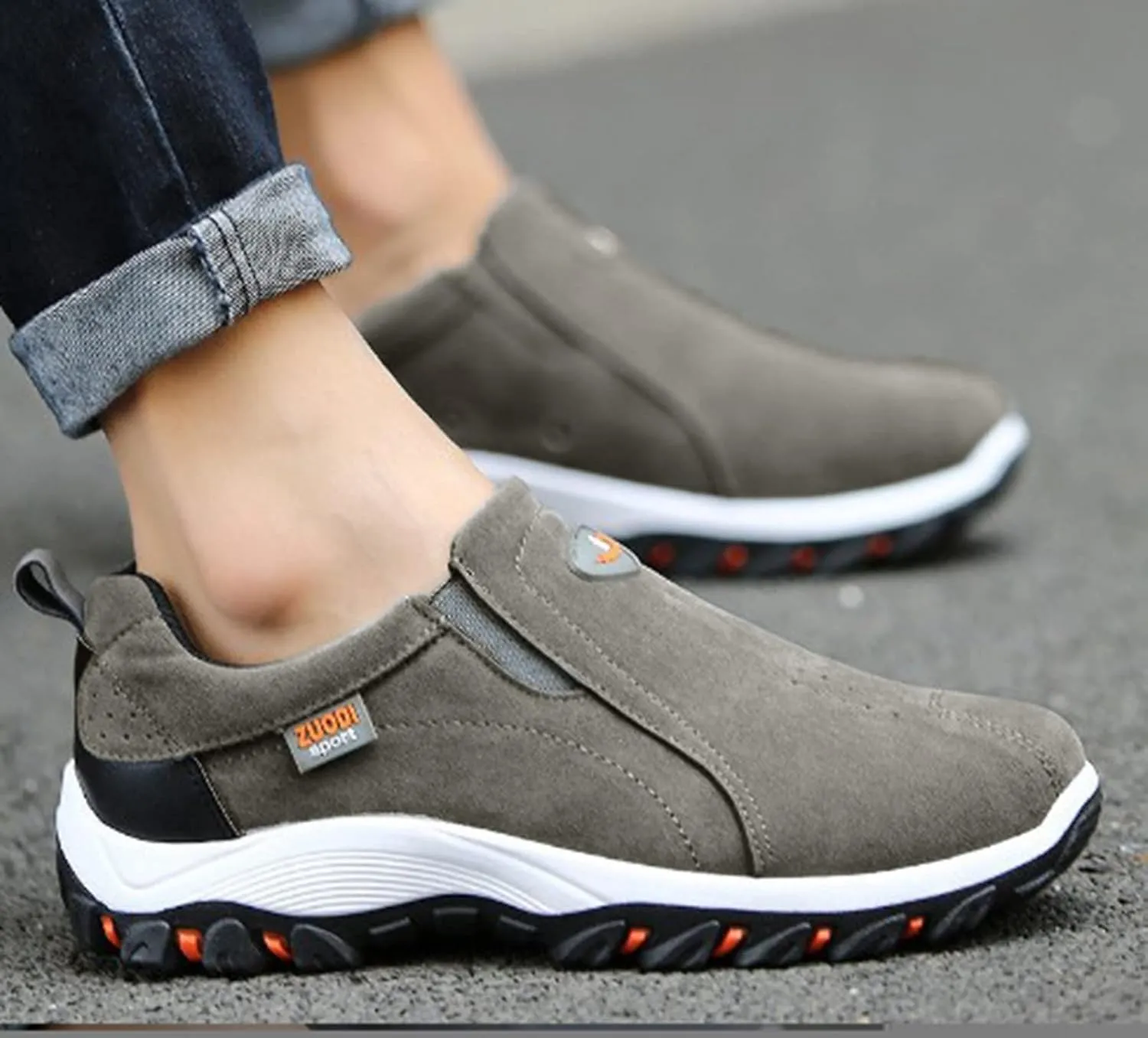 Men's Fashion Versatile Walking Shoes Comfortable Breathable Lightweight Tennis Shoe Lightweight Barefoot Shoes