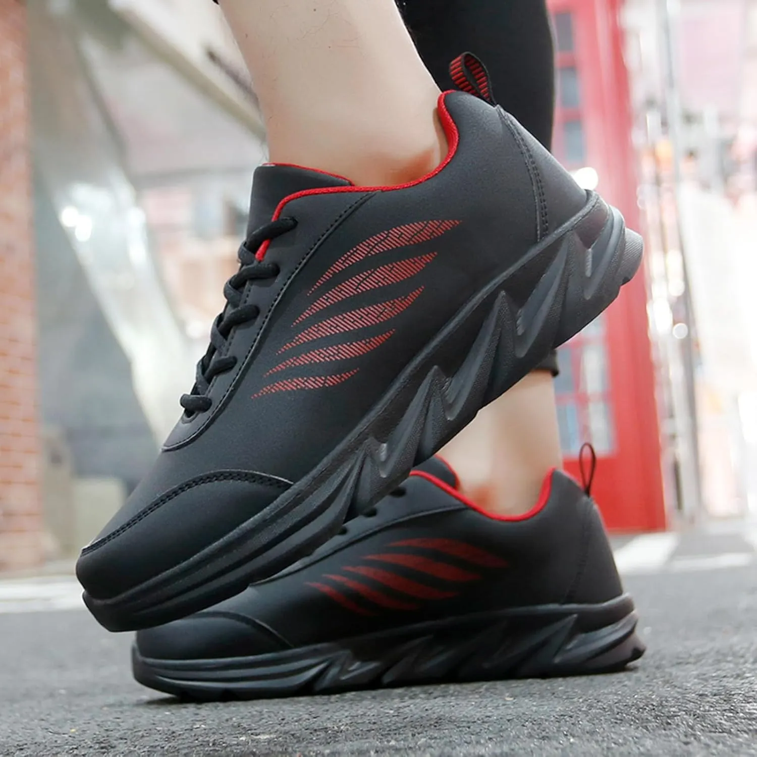 Men's Minimalist Barefoot Shoes Lightweight Breathable Slip on Running Shoe Men's Classic Casual Walking Shoes