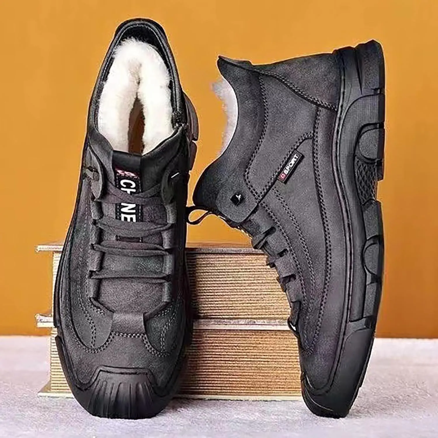 Mens Slip on Shoes Extra Wide Sneakers Men's Comfortable Walking Shoes Tennis Comfortable White Mens Shoes