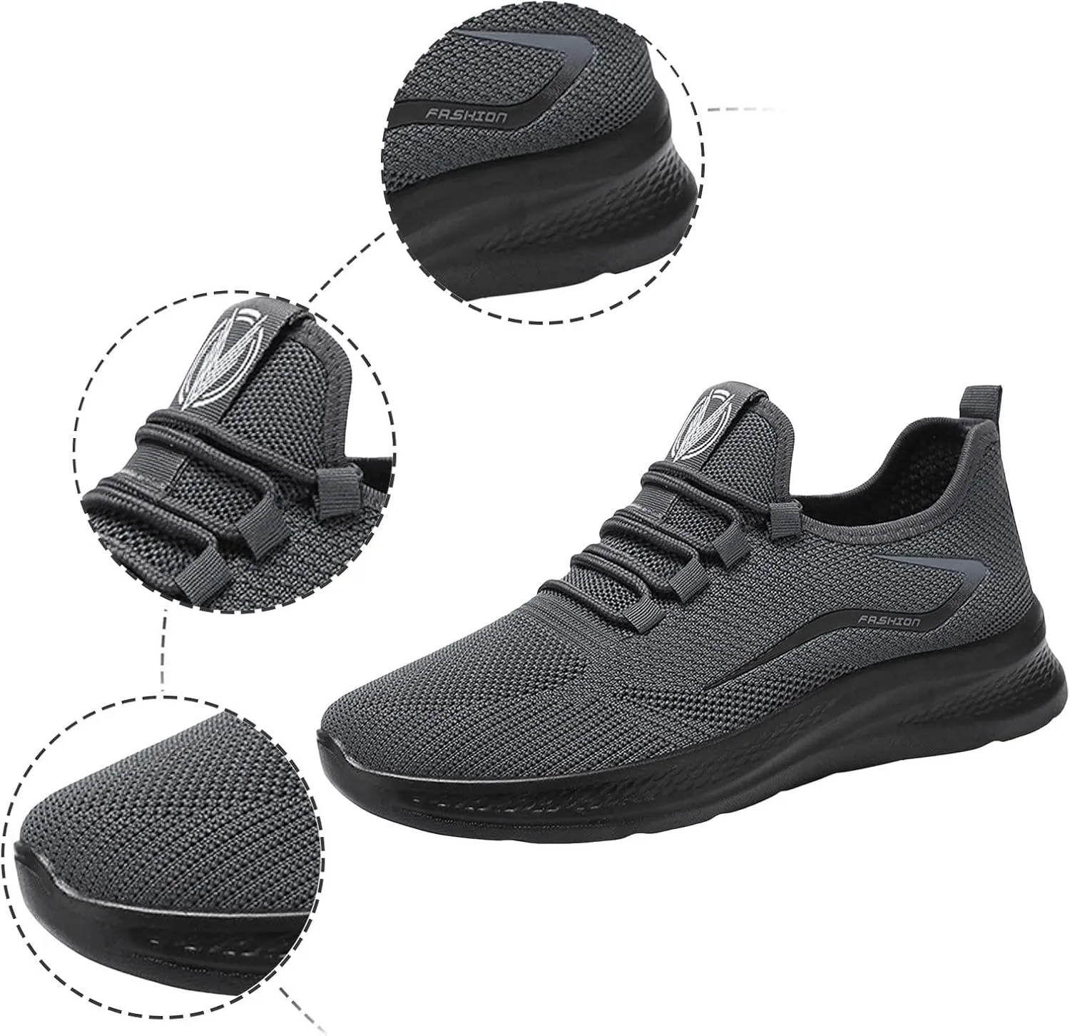 Mens Slip on Sneakers Tennis Men Men's Classic Fashion Sneakers Men Dress Shoes Comfortable Breathable Lightweight Tennis Shoes Training