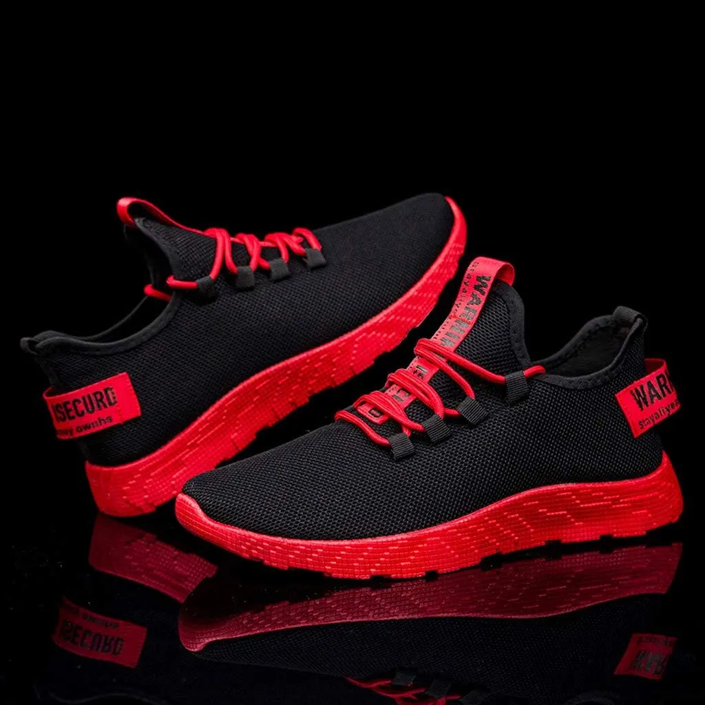 Mens Tennis Shoes Black Men Lightweight Breathable Walking Shoes Gym Tennis Athletic Mens Training Sneakers