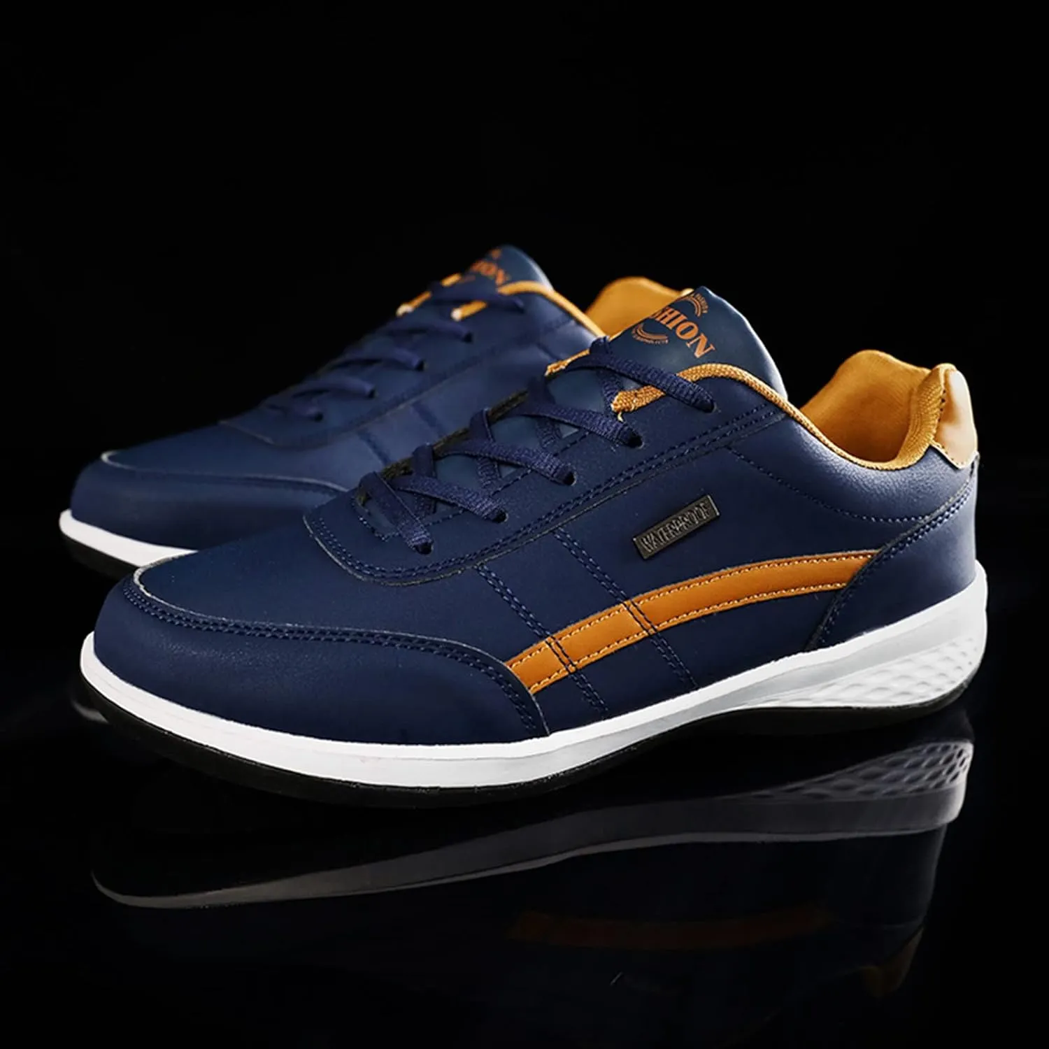 Mens Walking Shoes Shoes for Men Lightweight Breathable Walking Shoes Gym Tennis Athletic Blue Tennis Shoes for Men